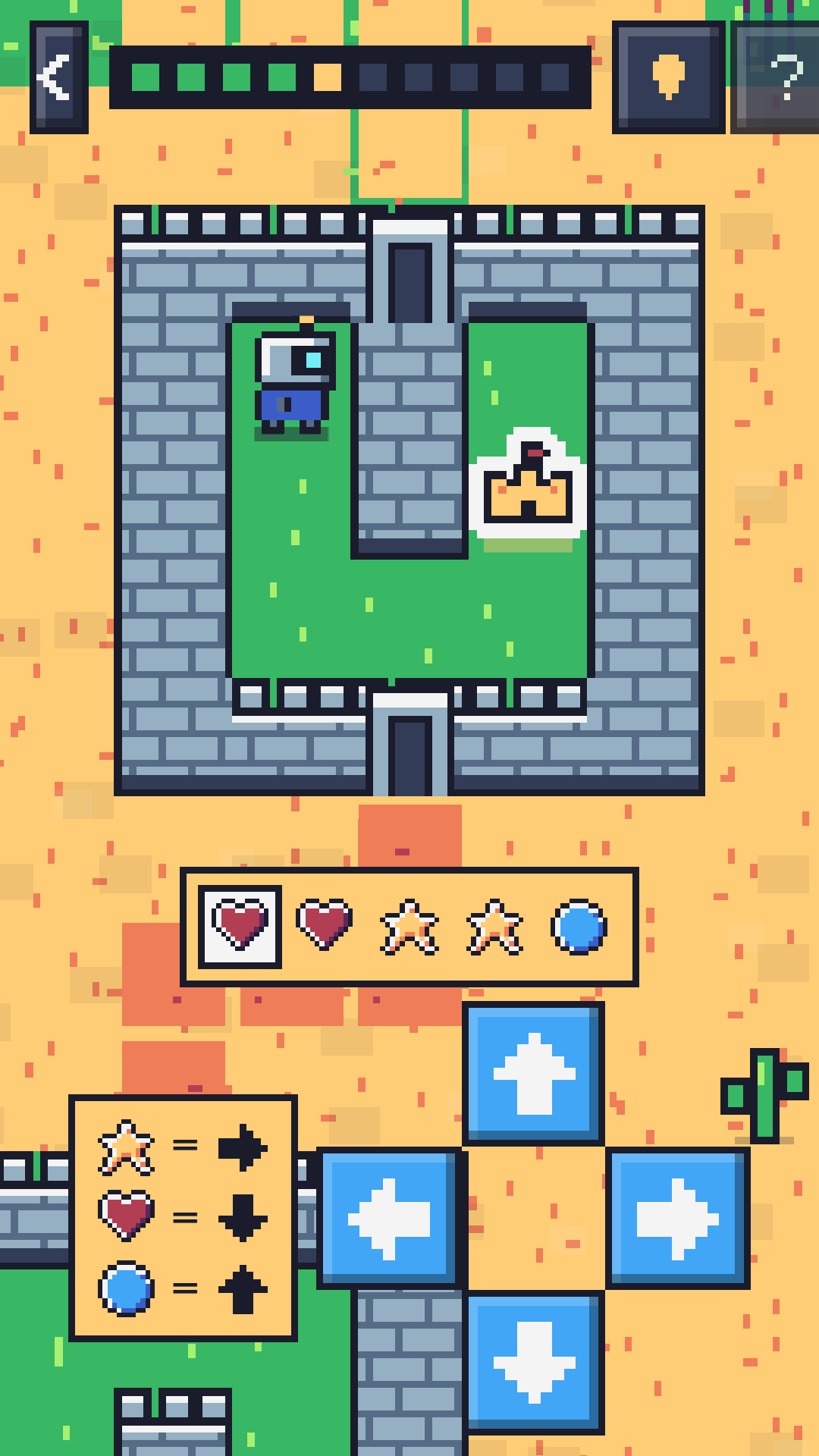 A treasure map level